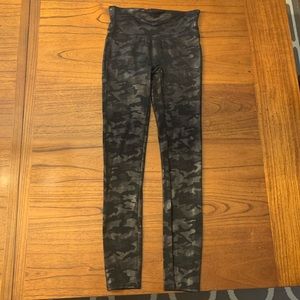Spanx Black Camo Leggings